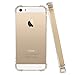 iPhone SE / 5S / 5 Case, Pajuva Air Cushion Shock Absorption Soft TPU Crystal Clear Case Cover for iPhone SE / 5S / 5 (Clear Case)