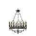 Madrid Eighteen Light Chandelier in Vermillion Cinder