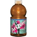 AriZona Green Tea with Ginseng and Honey, 34-Ounce Bottles (Pack of 12)