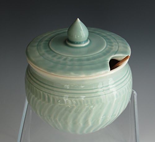 Sugar bowl, Honey Pot, Lidden Container in Handmade for condiments, candy or nuts