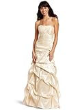 Jump Juniors Cross Pleated Beaded Gown
