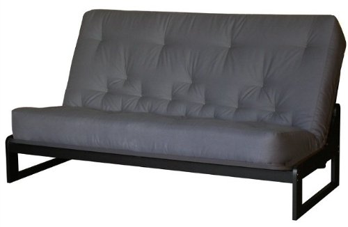 Alpha Futon Frame with Color: Black