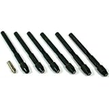 6 Black Pin Vise Drilling Drill Bit Jewelers Hand Tool