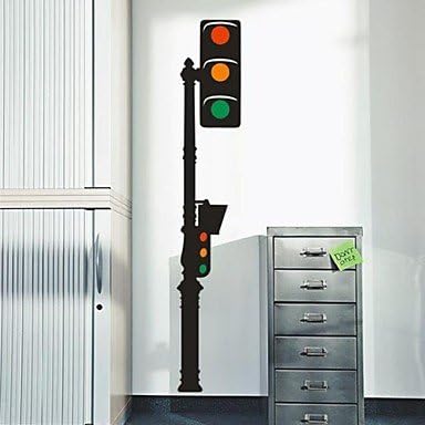 SuSy Transportation Traffic Lights Decorate Wall Stickers