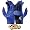 Royal/Black : Sold In Pairs