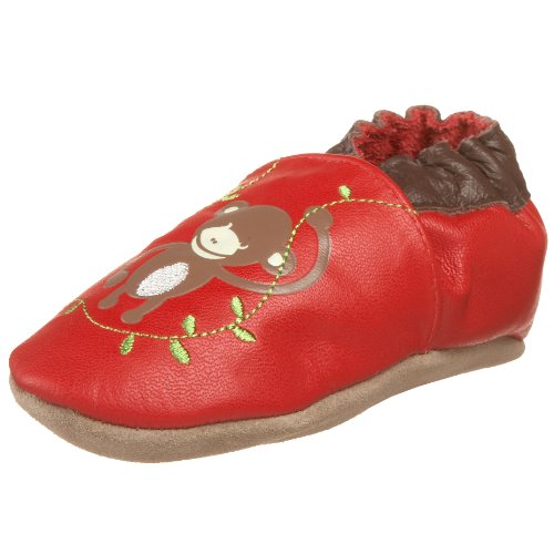 Robeez Soft Soles Cheeky Monkey Crib Shoe (Infant Toddler)