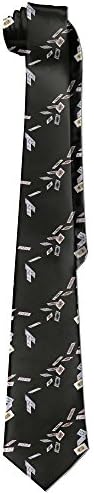 ZFFNO Men's Novel Playing Cards Necktie Tie
