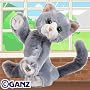 Webkinz HM222 Silversoft Cat Plush Animal