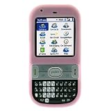Palm Treo Centro 690 Smartphone Accessory Bundle - Flexible Soft Pink Silicone Case + Premium Clear Reusable LCD Screen Protector with Lint Cleaning Cloth