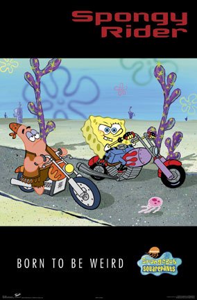 SpongeBob SquarePants - Biker Entertainment Poster Print, 22x34