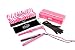 Yogi Hair Straightener and Wand Gift Pack Pink Zebra Design