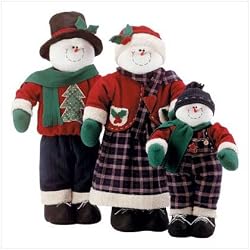 Decorative Snowman Family