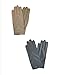 totes ISOTONER Womens Unlined Leather Palm Driving Gloves (Pack of 2)
