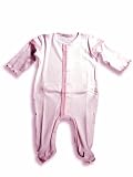 Little Mish Baby - Newborn Baby Girls Footed Coverall, Pink