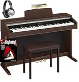 Casio AP220 Celviano Digital Piano BUNDLE with Bench, Headphones, Book, and Lamp