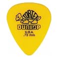 Dunlop Standard Tortex Picks, 12 Pack, Yellow, .73mm