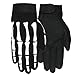 Skeleton Bones Biker Mechanic Gloves (Medium)