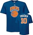 Walt Frazier Blue Majestic Throwback Player Name and Number New York Knicks T-Shirt