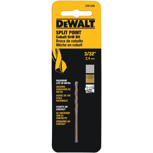 DEWALT DW1206 3/32-Inch Cobalt Drill Bit