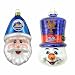 New York Mets Santa Cap and Top Hat Snowman Ornaments
