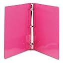 Samsill Antimicrobial Presentation View Binder, 1-Inch Capacity, Berry, 2 per Pack (U86376)