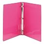 Samsill Antimicrobial Presentation View Binder, 1-Inch Capacity, Berry, 2 per Pack (U86376)