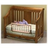 Kidco Convertible Crib Wooden Bed Rail - White