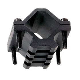  UTG Universal Shotgun Paintball Single-Rail Barrel Mount with 3 Picatinny Slots