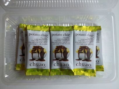 Chuao Mini Chocolate Bar 0.39 Oz. - Pack of 10 (Potato Chip)