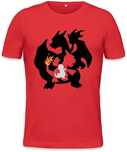 Charmander - Charmeleon Mens T-shirt Large
