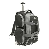 Sharper Image Airtek Rolling Upright Luggage - Black/ Gray (21')