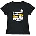 T-Shirt Womens Black " You wish I would treat you like my Japanese Chin " Dogs Large