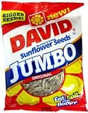 David Jumbo In Shell Sunflower Seeds 4.5 oz/ 12 count