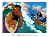 Lilo s Surfing Adventure Decorative Art Poster Print by Walt Disney, 24x18