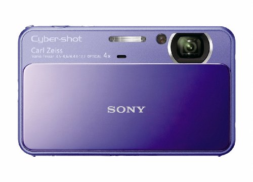 Sony DSCT110 Cyber-shot Digital Still Camera - Violet (16.1MP, 4x Optical Zoom) 2.7 inch LCD