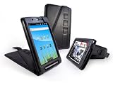 Tuff Luv Bi-axis Etui en cuir pour Arnova 8 G2 avez support -Noir