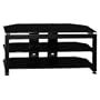 Bush Furniture Universal Small TV Stand, High Gloss Black