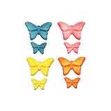 Lucks Dec-Ons Butterfly Assortment, 180-Pack
