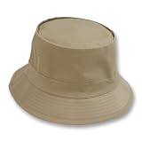 Blank Bucket Fishing Hat, Small/Medium, Khaki