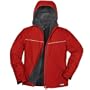 TAIGA Chillstopper Plus - Women's Fleece Lined Jacket Windbreaker, MADE IN CANADA, 12 (bust 40-42", hips 44-46"), Red