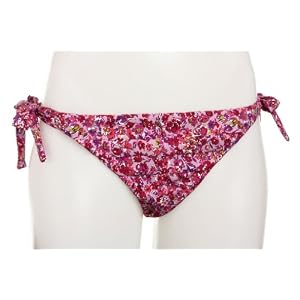 Buy AQUA by Bloomingdale's Ladies Pleated Blossom String Tie Bikini Bottom