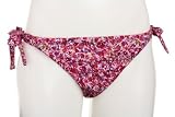 AQUA by Bloomingdale's Women's Pleated Blossom String Tie Bikini Bottom
