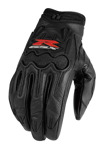 Icon ARC Suzuki Motorcycle Glove - Black - Medium - 3301-1081