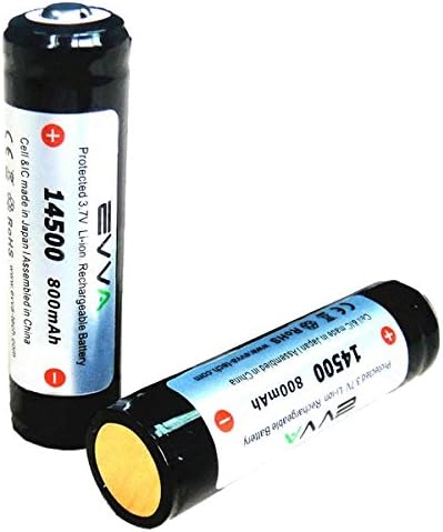 EVVA UR14500P 800mAh Gold Plating Protected Li-ion Battery