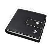 Cool2day Car Peugeot LOGO CD DVD Storage leather Holder Cover case Bag Miyo box... 