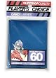 Player's Choice Yu-Gi-Oh! Metallic Blue Sleeves (Pack of 60) - Designed for Smaller Gaming CCGs - Deck Protectors - Ideal for YuGiOh! Trading Card Games