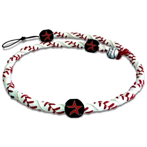 MLB Houston Astros Classic Frozen Rope Baseball Bracelet