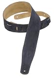 Levy's Leathers MS26-NAV 2.5-inch Suede-Leather Strap,Navy