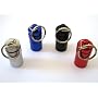 4pc Large Size / MEDICAL ALERT-FIRST AID container PILL CASE - Key Chain - Water Resistant