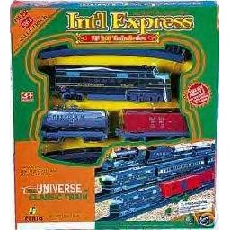 Int'l Express Battery Operated Train Set, 19 Pieces, Fenfa FF B 0 Train Series,... by Int'l Express